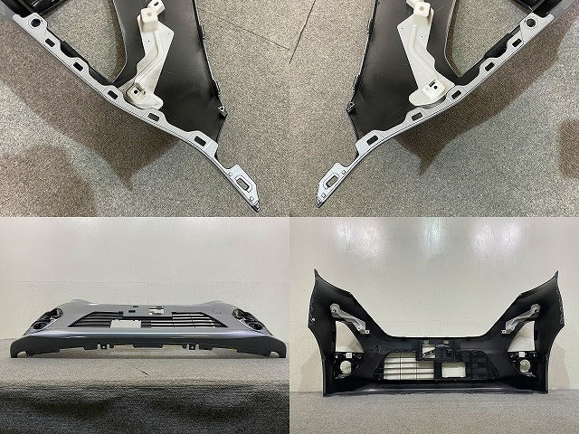 ルークス ハイウェイスター B44A/B45A/B47A/B48A 純正 前期 フロント バンパー ロアグリル付 62022 7NG-0 シルバー KBV 日産(151850)