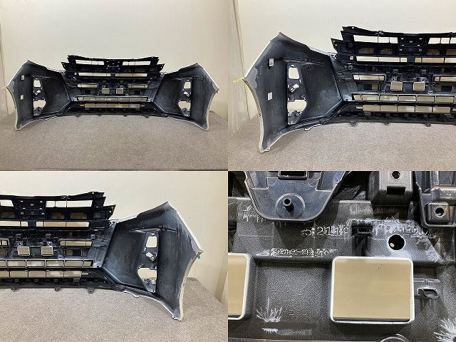 ノア NOAH 80系 ZRR80W/ZRR85W/ZWR80W 純正 後期 フロント バンパー グリル付 52119-28L00/28L40 ホワイトパール 070 トヨタ(151878)