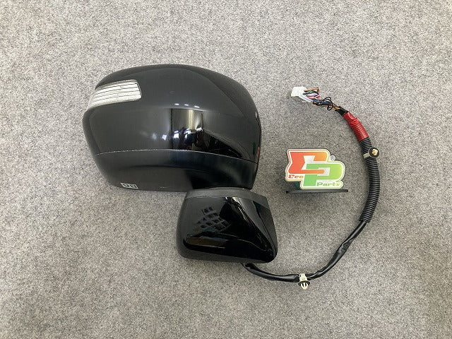 N-BOX/NBOX Nボックス JF1/JF2 純正 右 ドアミラー 11線 ウインカー付 RH P9292 クリスタルブラックパール NH731P ホンダ(151904)