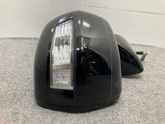 N-BOX/NBOX Nボックス JF1/JF2 純正 右 ドアミラー 11線 ウインカー付 RH P9292 クリスタルブラックパール NH731P ホンダ(151904)