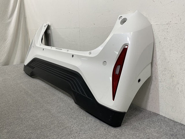 サクラ/SAKURA B6AW 純正 リア バンパー スポイラーリフレクター付 Rバンパー 85022 7PA-0 ホワイトパール QBB 日産(151906)