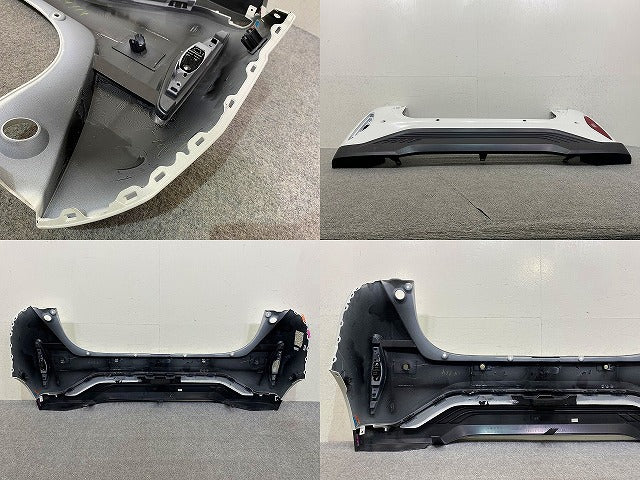 サクラ/SAKURA B6AW 純正 リア バンパー スポイラーリフレクター付 Rバンパー 85022 7PA-0 ホワイトパール QBB 日産(151906)