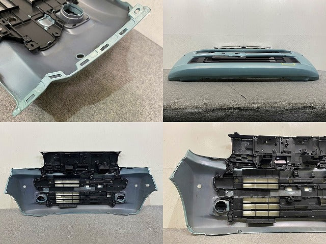 スペーシア MK54S/MK94S 純正 フロント バンパー グリル ロアグリル付 Fバンパー 71711-53U0 オフブルーメタリック ZYW スズキ(151920)