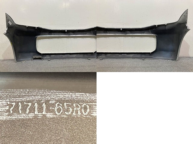 スペーシア MK42S  純正 後期 フロント バンパー Fバンパー 71711-65R0 シルキーシルバーメタリック Z2S スズキ(151938)