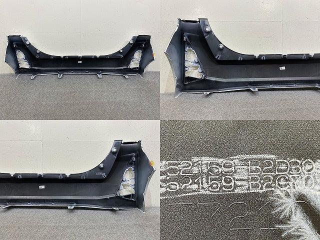 タント カスタム LA650S/LA660S 純正 後期 リア バンパー 52159-B2D30/52159-B2C70 シャイニングホワイトパール W25 ダイハツ(151974)