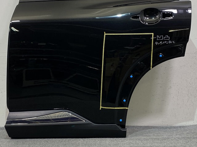 エクストレイル/X-TRAIL T33/SNT33 純正 左 リア ドア サイドパネル バイザー付 LH ダイヤモンドブラック G41 日産(151986)