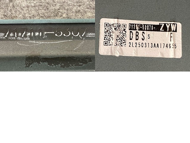 スペーシア ギア MK94S/MK54S 純正 フロント バンパー Fバンパー 71711-53U7 オフブルーメタリック ZYW スズキ(151993)