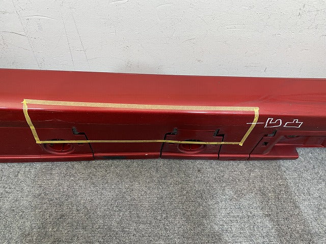 プリウスα/アルファ ZVW40W/ZVW41W 純正 右 サイドステップ/サイドスカート 75850-47020 レッド メタリック トヨタ(152002)