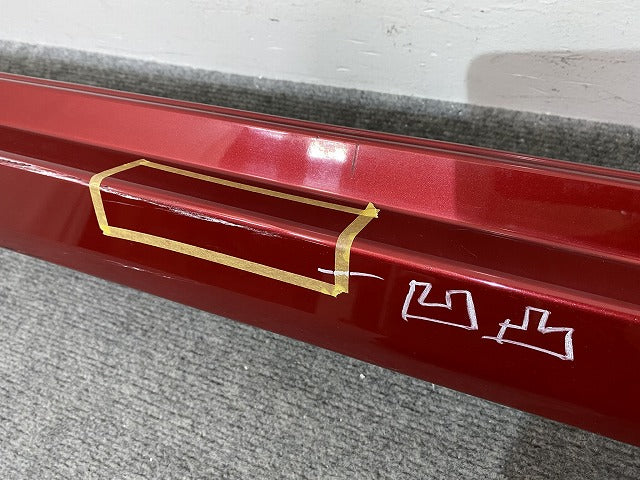 プリウスα/アルファ ZVW40W/ZVW41W 純正 右 サイドステップ/サイドスカート 75850-47020 レッド メタリック トヨタ(152002)