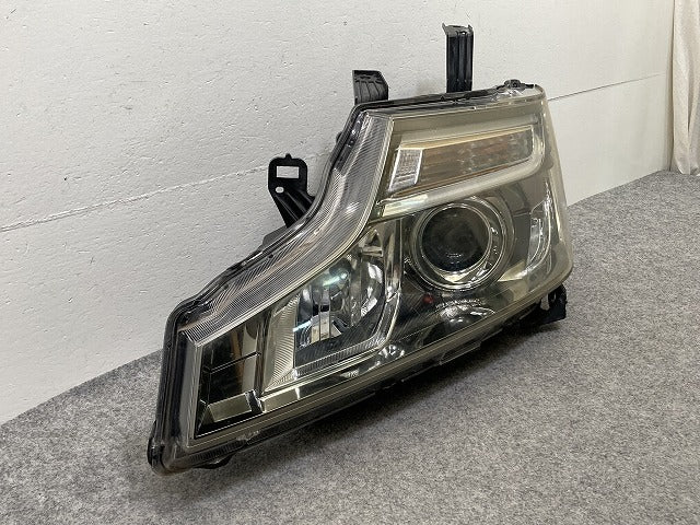 ステップワゴン スパーダ/RK5/RK6 純正 後期 左 ヘッドライト/ランプ キセノン HID AFS無 レベライザー 刻印J4 KOITO 100-62075(152049)
