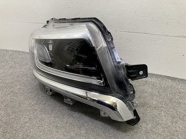 スペーシア カスタム MK53S 純正 右 ヘッドライト/ランプ LED レベライザー ICHIKOH 1960 メッキ スズキ(152091)