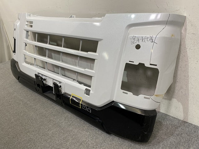 ハイゼット カーゴ S700V S710V 純正 フロント バンパー スポイラー付 52101-B5020/52119-B5220 ホワイトパール W25 ダイハツ(152105)