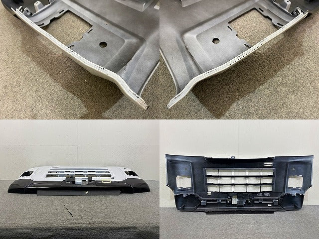 ハイゼット カーゴ S700V S710V 純正 フロント バンパー スポイラー付 52101-B5020/52119-B5220 ホワイトパール W25 ダイハツ(152105)
