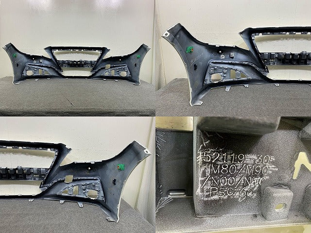 クラウン 220系 ARS220/GWS224 純正 フロント バンパー 52119-30M80/M90/N00/N10/P50/60 ホワイト トヨタ(152107)