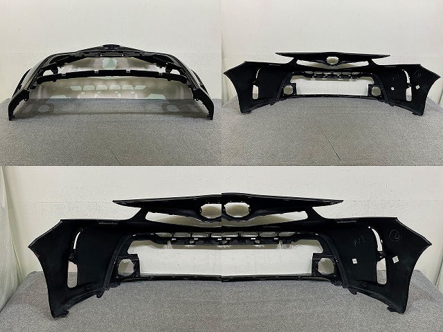 プリウスα/アルファ ZVW40W/ZVW41W 純正 後期 フロント バンパー 52119-47650 アティチュードブラックマイカ 218 トヨタ(152129)