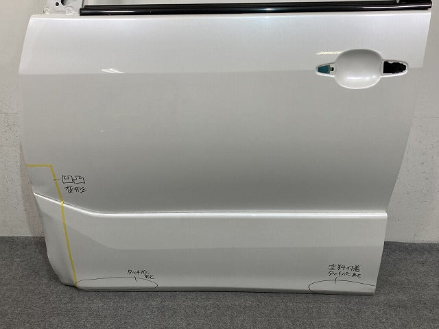 エスティマ 50系/ACR50W/ACR55W/GSR50W/GSR55W 純正 左 フロント ドア バイザー サイドパネル付 ホワイトパール 070 トヨタ(152142)