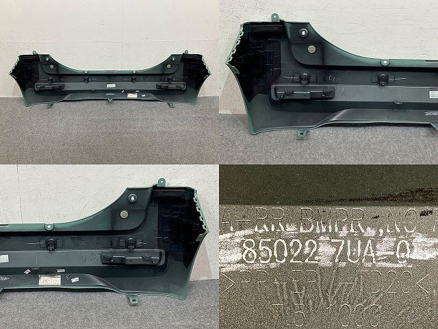 ルークス BB1A BB5A 純正 リア バンパー Rバンパー 85022 7UA-0 セラドングリーン DAU 日産(152158)
