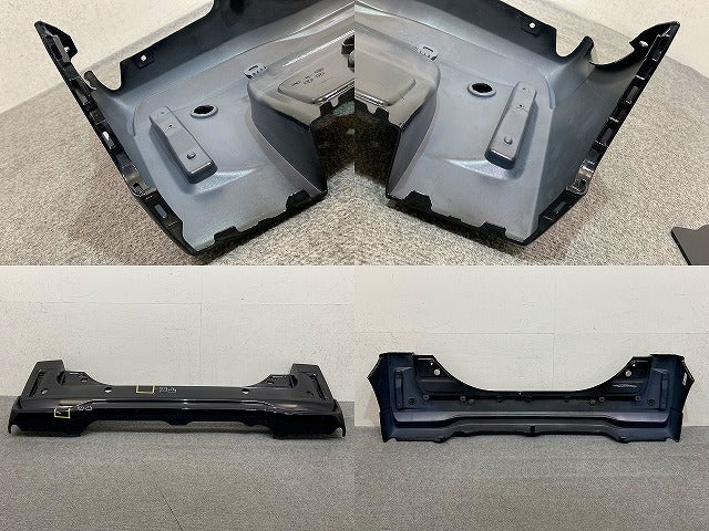 スペーシア カスタム MK54S/MK94S 純正 リア バンパー Rバンパー 71811-53U5 ブルーイッシュブラックパール3 ZJ3 スズキ(152165)