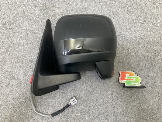 ハイゼット トラック S500P/S510P 純正 後期 左 ドアミラー 7線 Murakami J800 ブラック メタリック ダイハツ(152171)