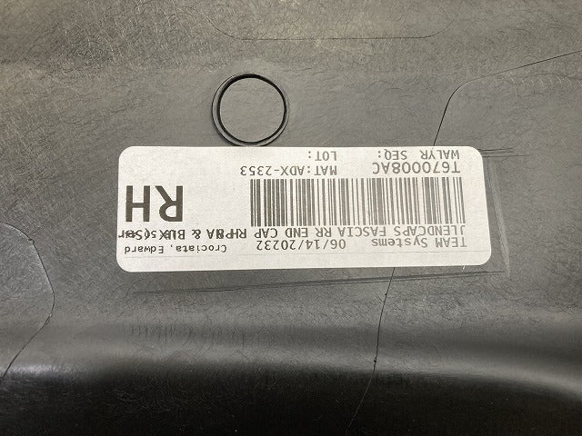 新品!ジープ ラングラー 2018-2026 純正 右 リア コーナーパネル/コーナーカバー 68298822AC 68298822AC-001 素地 クライスラー(152209)