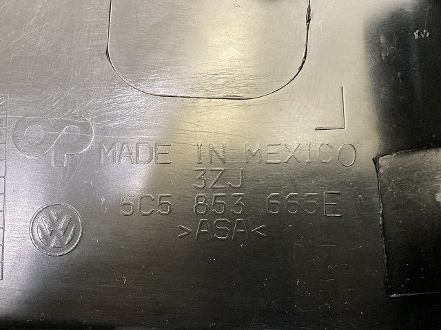 新品!ビートル 2012-2015 純正 左 フロント フォグカバー バンパー  5C5 853 665E 5C5-854-661-C-9B9 素地 フォルクスワーゲン(152216)