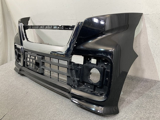 スペーシア カスタム MK53S 純正 フロント バンパー ガーニッシュ付 71711 79R5 ブルーイッシュブラックパール3 ZJ3 スズキ(152244)