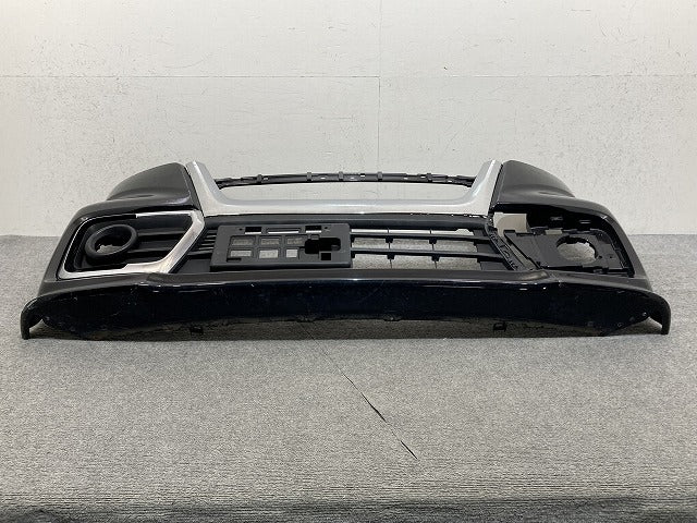 スペーシア カスタム MK53S 純正 フロント バンパー ガーニッシュ付 71711 79R5 ブルーイッシュブラックパール3 ZJ3 スズキ(152244)