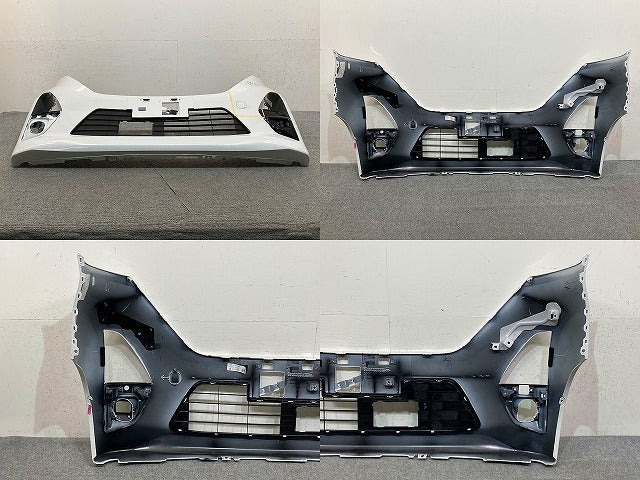 ルークス ハイウェイスター B44A/B45A/B47A/B48A 純正 前期 フロント バンパー ロアグリル付 62022 7NG-0 ホワイトパール QBB 日産(152245)