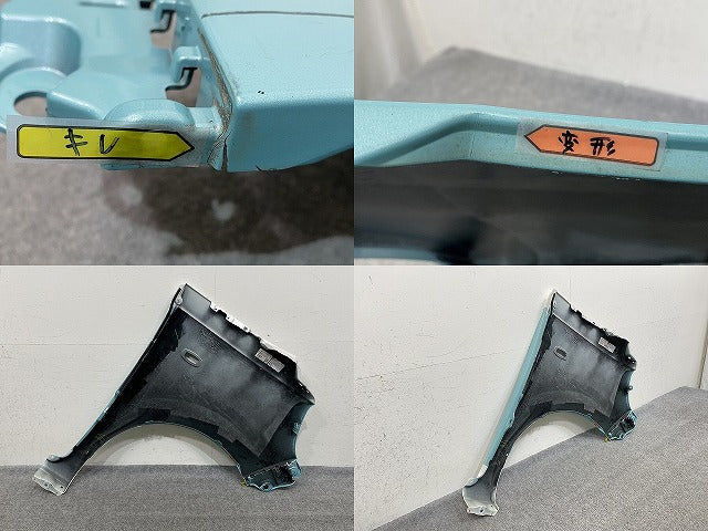 ムーヴ キャンバス/キャンパス LA800S/LA810S 純正 左 フロント フェンダー 53812-B2A50 パールホワイトIII×ファインミント XE7(152250)