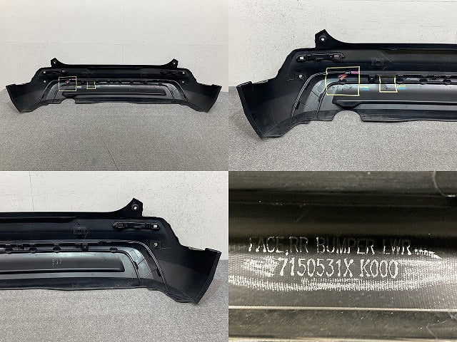 WR-V/WRV DG5 純正 リア バンパー ロアバンパー 7150531X K000 素地 ホンダ(152301)