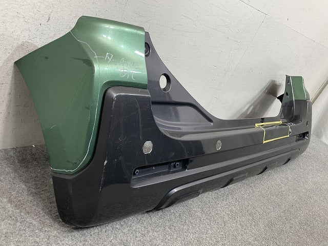 スペーシア ギア MK53S 純正 リア バンパー 71811-79R7 ツールグリーンパールメタリックガンメタリック2トーンルーフ DW8 スズキ(152302)