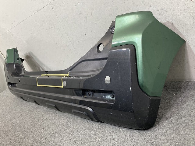 スペーシア ギア MK53S 純正 リア バンパー 71811-79R7 ツールグリーンパールメタリックガンメタリック2トーンルーフ DW8 スズキ(152302)