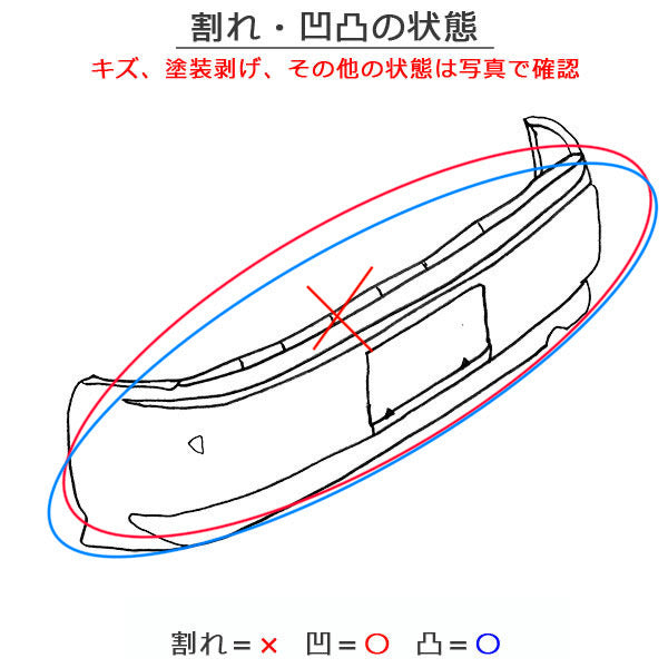 ハイエース 200系/ワイド 純正 リア バンパー ソナー付 52159-26340/530/350/360/370/420/540/550/560/610/ ホワイト 058 トヨタ(152343)