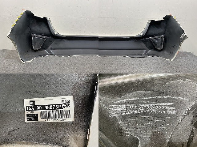 フィット GK3/GK4 純正 前期 中期 リア バンパー Rバンパー 71501-T5A-0000 プレミアムホワイトパールII NH875P ホンダ(152344)