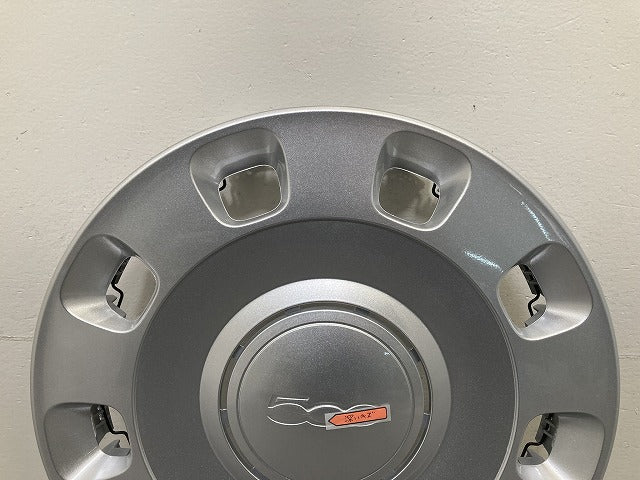 新品!500 31212/31209 純正 14インチ ホイールキャップ ホイールカバー 1枚 シルバー フィアット(152380)