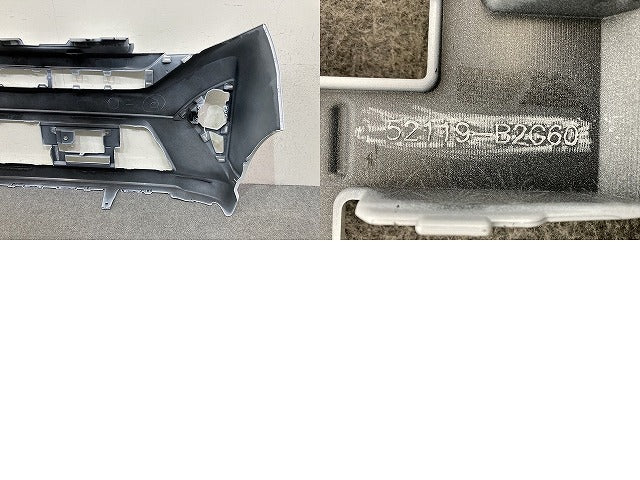 ムーヴ LA850S LA860S 純正 フロント バンパー Fバンパー 52119-B2G60 シャイニングホワイトパール W25 ダイハツ(152385)