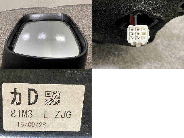 スペーシア MK32S/MK42S 純正 左 ドアミラー 5線 ishizaki 81M3 イノセントピンクパールメタリック ZJG スズキ(152444)