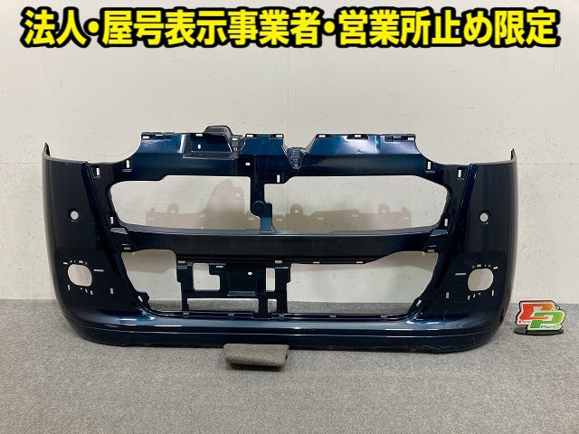 ムーヴ キャンバス/キャンパス LA850S/LA860S 純正 フロント バンパー スポイラー付 52119-B2G20/30 レーザーブルー B82 ダイハツ(152466)