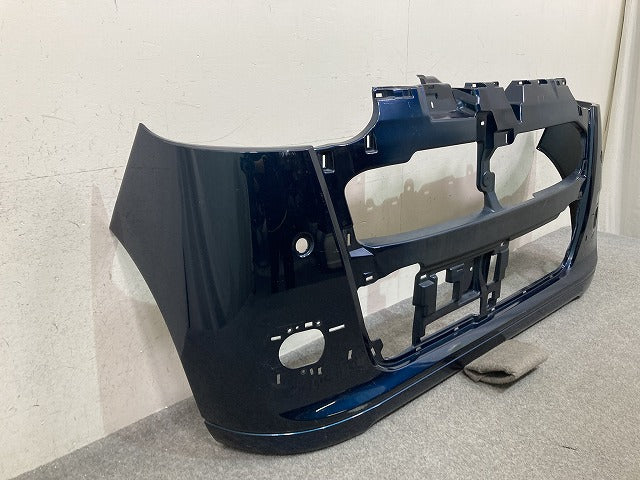 ムーヴ キャンバス/キャンパス LA850S/LA860S 純正 フロント バンパー スポイラー付 52119-B2G20/30 レーザーブルー B82 ダイハツ(152466)