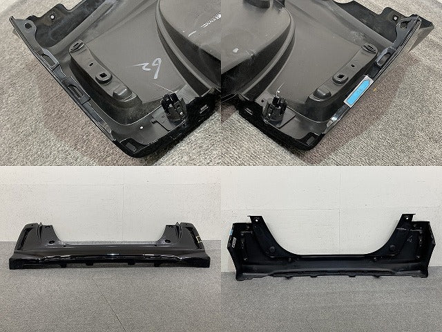 N-BOX/NBOX Nボックス カスタム/JF3/JF4 純正 後期 リア バンパー 71501-TTA-J200 クリスタルブラックパール NH731P ホンダ(152479)