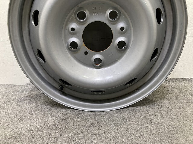 デュカト 純正 ホイール スチールホイール センターキャップ付 1本のみ 16x6J/ET68/5穴 5H/PCD130/ハブ径78mm フィアット(152506)