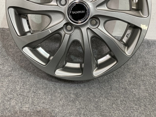 N-BOX タント スペーシア デイズ等 社外 アルミホイール BALMINUM T10 4本セット 14x4.5J/ET45/4穴 4H/PCD100/ハブ径73mm(152545)