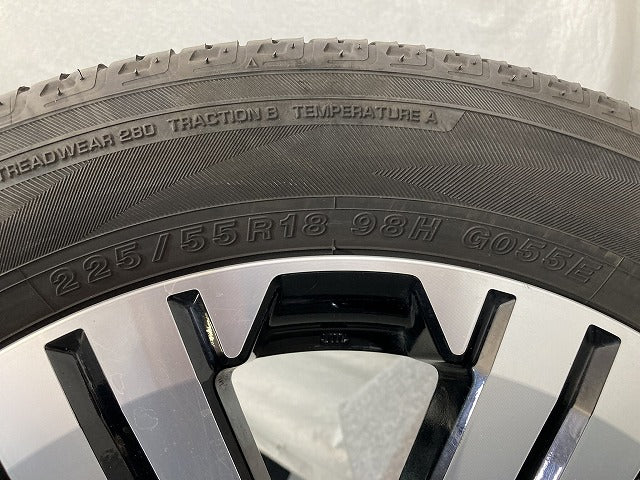 デリカD:5/D5 CV1W 純正 タイヤホイールセット ラジアル 1本のみ 18x7J/ET38/5穴 5H/PCD114.3/ハブ径67mm 三菱(152551)