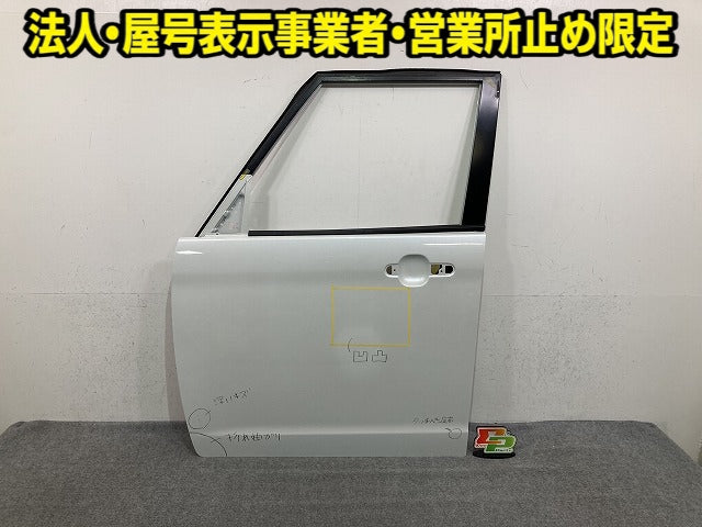 パレット MK21S 純正 左 フロント ドア パールホワイト Z7T スズキ(152572)