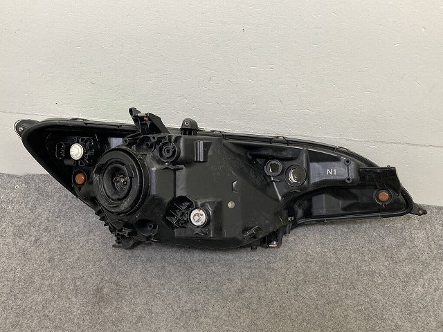 フィット ハイブリッド GP5/GP6 純正 後期 左 ヘッドライト/ランプ ハロゲン レベライザー 刻印N1 STANLEY W3675 ホンダ(152581)