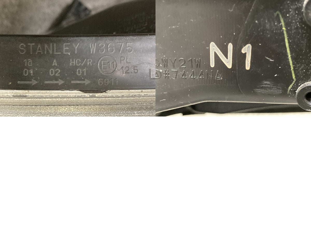 フィット ハイブリッド GP5/GP6 純正 後期 左 ヘッドライト/ランプ ハロゲン レベライザー 刻印N1 STANLEY W3675 ホンダ(152581)