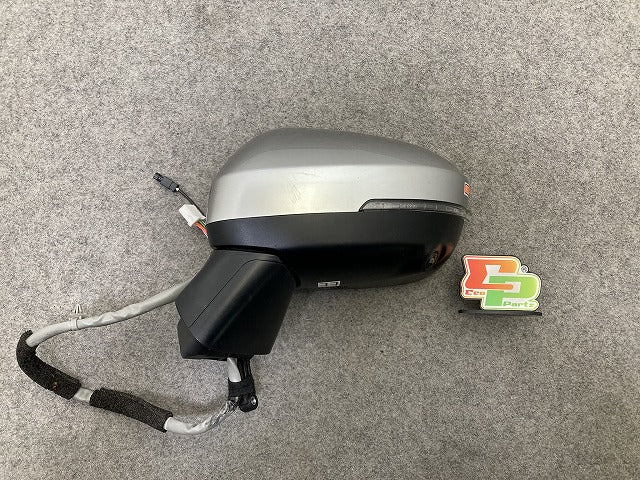 エクストレイル/X-TRAIL T33/SNT33 純正 左 ドアミラー 13線 ウインカーカメラ付 Murakami J054/H991 96302-6RD4B シルバー K23(152588)
