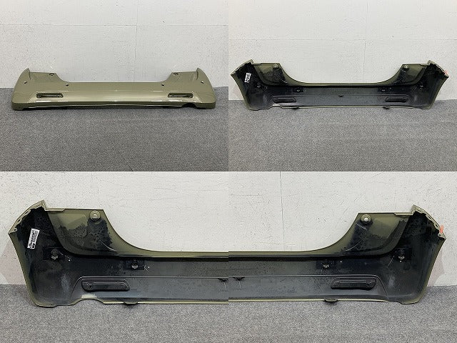 N-WGN/NWGN/Nワゴン JH3/JH4 純正 リア バンパー 71501-TKR-0000 ガーデングリーンメタリック GY33M ホンダ(152594)
