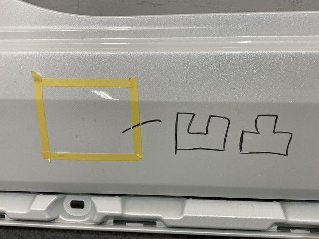 N-BOX/NBOX Nボックス カスタム/JF3/JF4 純正 後期 リア バンパー 71501-TTA-J200 プラチナホワイトパール NH883P ホンダ(152595)