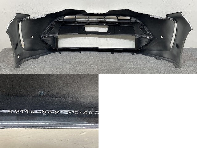 エスティマ 50系 ACR50W/ACR55W/GSR50W/GSR55W 純正 フロント バンパー グリル付 52119-28K30/40 シルバーメタリック 1F7 トヨタ(152596)